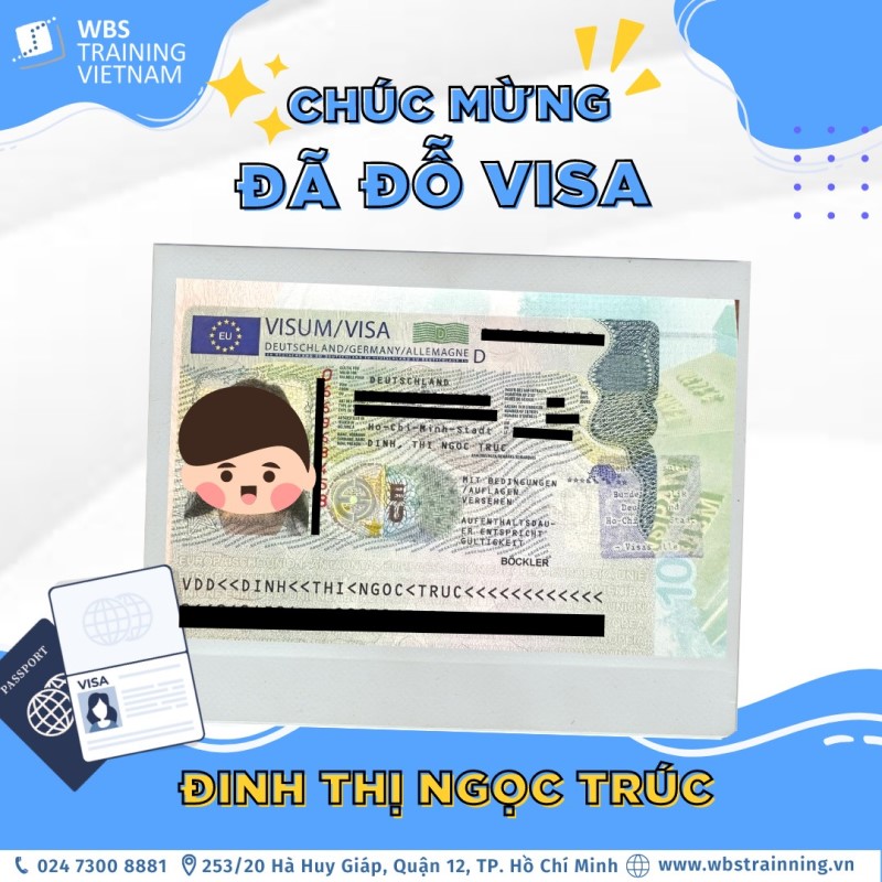Đinh Thị Ngọc Trúc - Đỗ Visa ngành Điều dưỡng