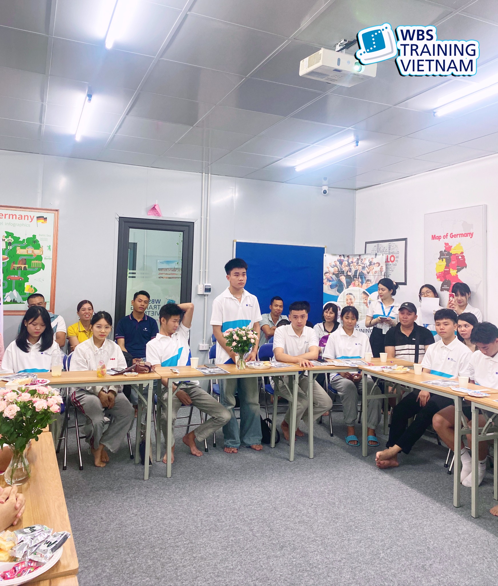 Học viên lớp học tiếng Đức